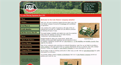 Desktop Screenshot of coleplanter.com